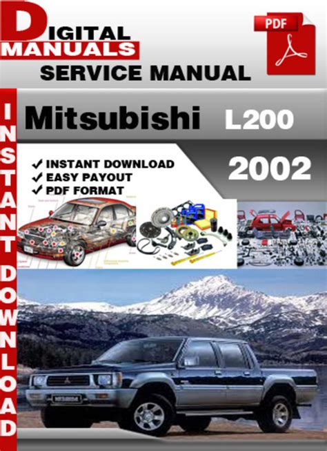 Mitsubishi L200 1996 2002 Factory Service Repair Manual Pdf