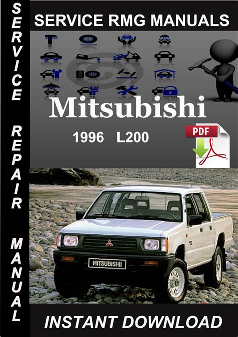 Mitsubishi L200 Triton 1996 Repair Service Manual