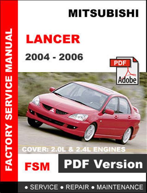 Mitsubishi Lancer 2004 Service Manual