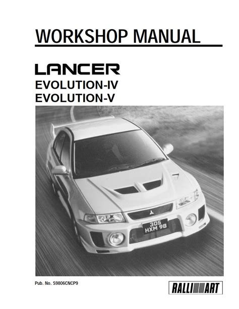 Mitsubishi Lancer Evolution Iv Service Manual