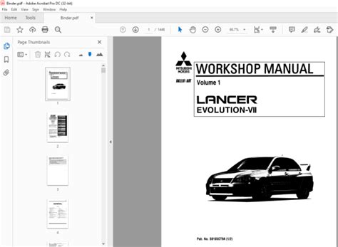 Mitsubishi Lancer Motors Service Manual Volume 1 Torrent