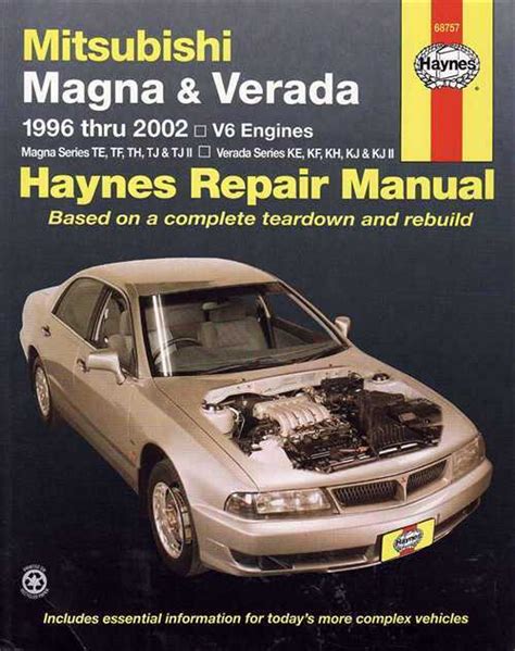 Mitsubishi Magna Tr Ts 1991 1996 Service Repair Manual