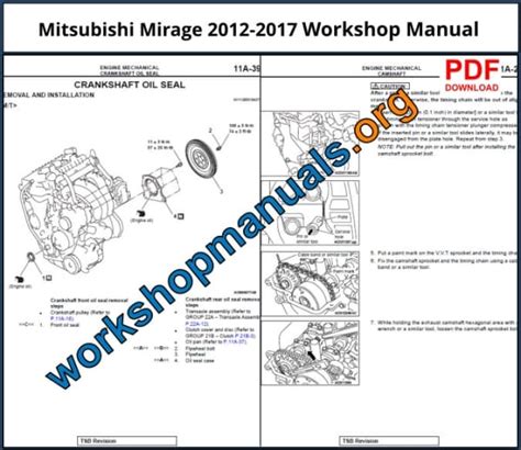 Mitsubishi Mirage 1994 Transmission Service Manual