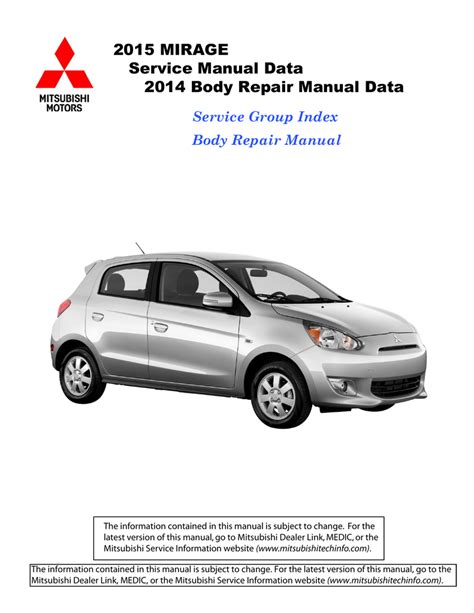 Mitsubishi Mirage Service Repair Manual 1990 2000 Download