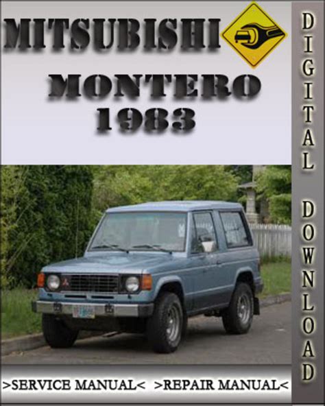 Mitsubishi Montero 1983 Repair Service Manual Pdf