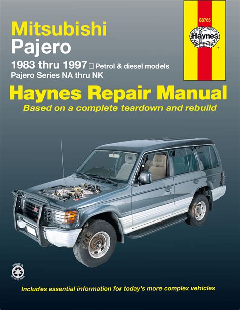 Mitsubishi Montero Shogun Pajero Service Repair Workshop Manual 1996 1997