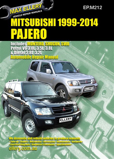 Mitsubishi Pajero 1991 1999 Workshop Service Repair Manual