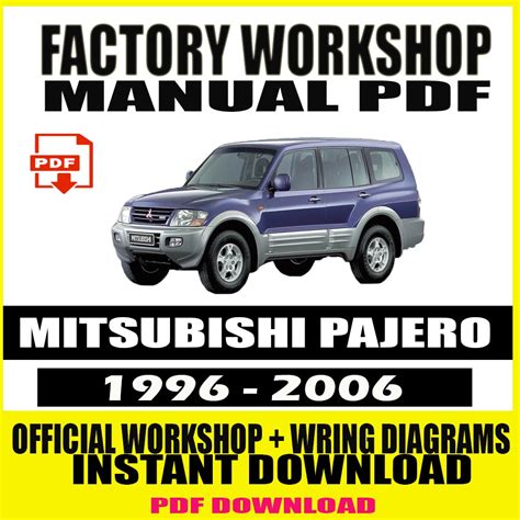 Mitsubishi Pajero 2001 Factory Service Repair Manual