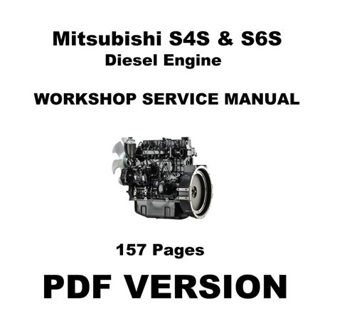 Mitsubishi S4s S6s Diesel Engine Service Repair Manual Download