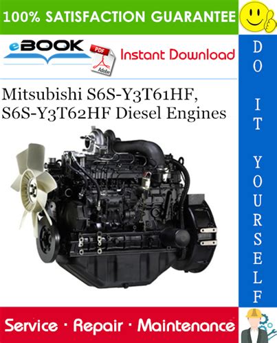 Mitsubishi S6s Y3t61hf S6s Y3t62hf Diesel Engine Service Repair Workshop Manual Download