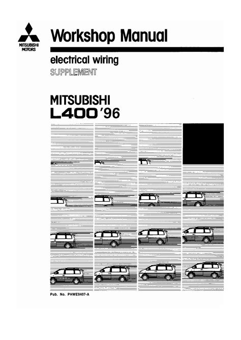 Mitsubishi Starwagon L400 Service Repair Pdf Manual 1994 2003