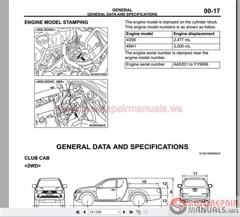 Mitsubishi Triton 2006 2013 Repair Service Manual Pdf