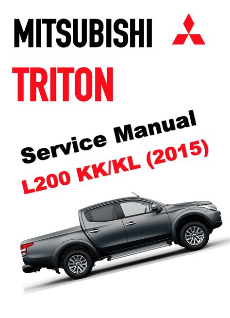 Mitsubishi Triton 2013 Workshop Service Repair Manual