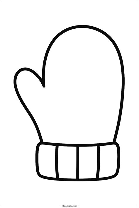 Mitten Coloring Page Printable