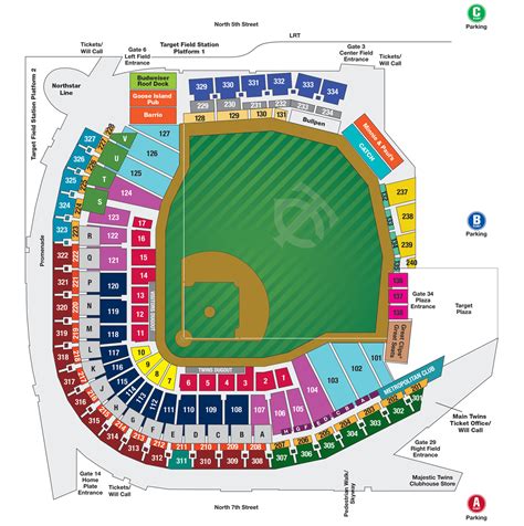 Mn Twins Stadium Seating Chart