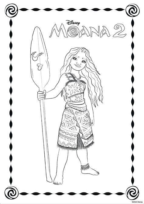 Moana Free Printable Coloring Pages