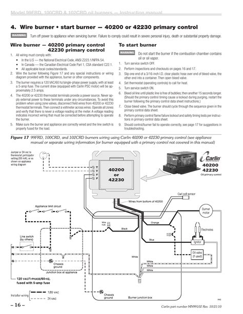 Model Wiring Carlin Diagram 4223002