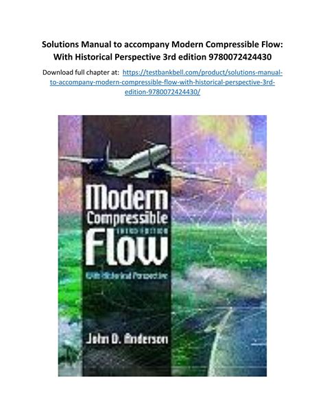 Modern Compressible Flow 3rd Solution Manual