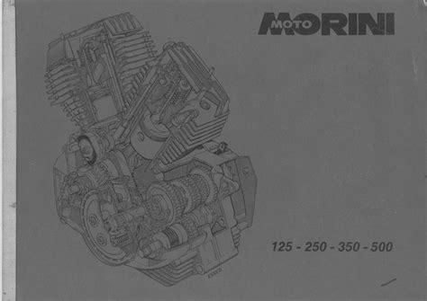 Morini 125 250 350 500cc Motorcycle Service Manual