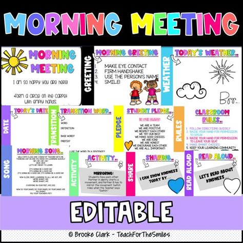 Morning Meeting Slides Template