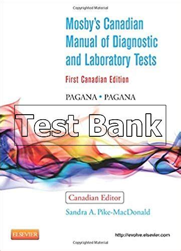 Mosbys Canadian Manual Of Diagnostic And Laboratory Tests