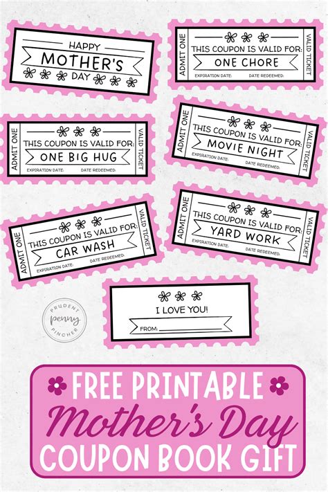 Mothers Day Coupon Printable