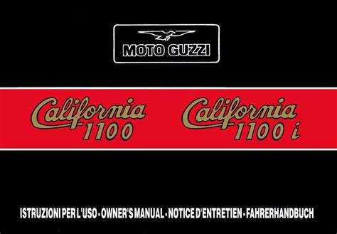 Moto Guzzi 1100 Sport 1994 2000 Service Repair Manual Pdf