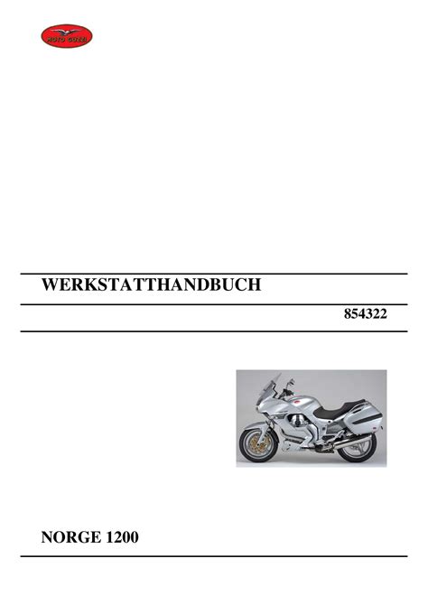 Moto Guzzi Norge 1200 Service Repair Workshop Manual