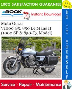 Moto Guzzi V1000 G5 1000sp Motorcycle Service Repair Manual Download