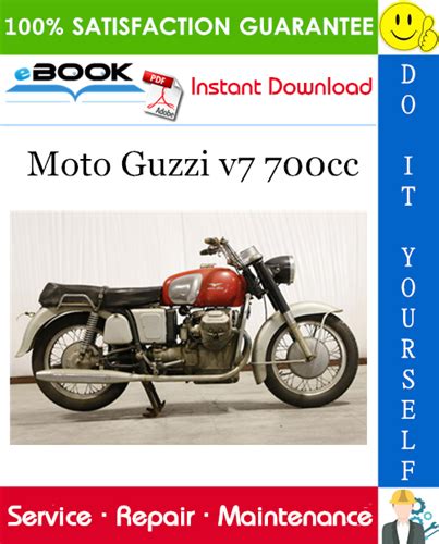 Moto Guzzi V7 700cc Motorcycle Service Repair Manual Download