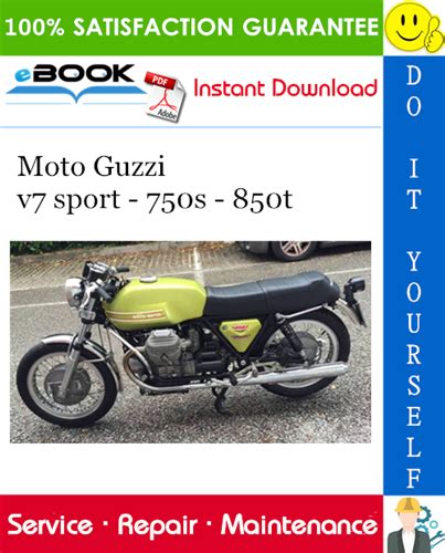 Moto Guzzi V7 St 750s 850t Service Repair Manual Download