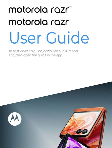 Motorola Razor Phone Instruction Manual