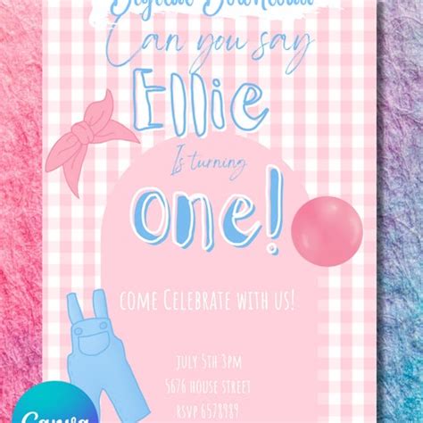 Ms Rachel Birthday Invitation Template