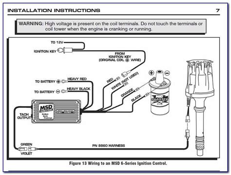 Msd Ignition Pertronix Ignitor Ii Wiring Diagram For Distributor