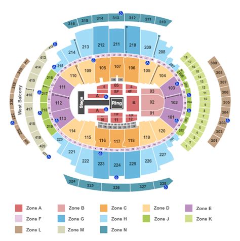 Msg Wwe Seating Chart