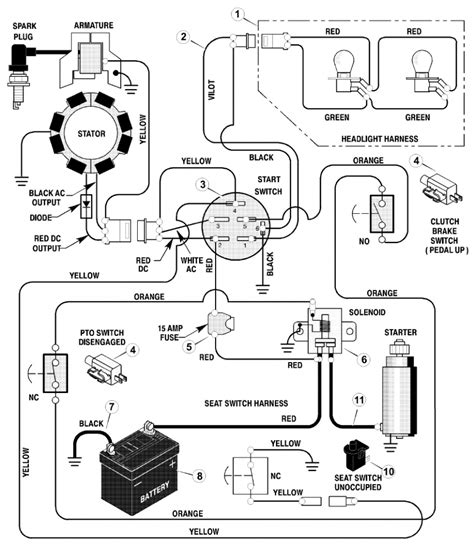 Mtd Mower Ignition Switch Wiring Diagram