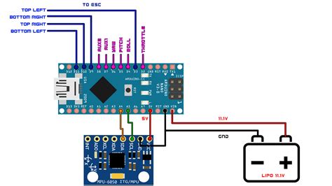 Multiwii Flight Controller Wiring Diagram