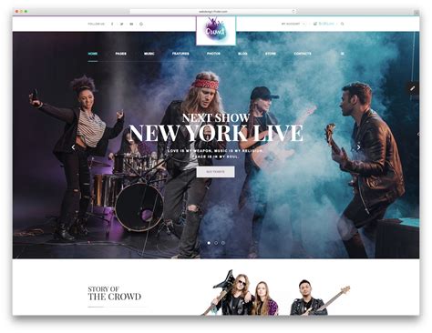 Music Website Templates
