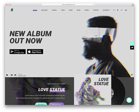 Musician Website Templates
