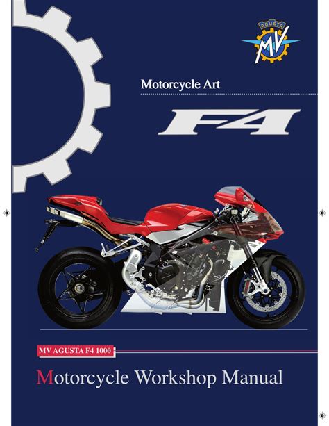 Mv Agusta F4 1000s Engine Service Repair Manual Download