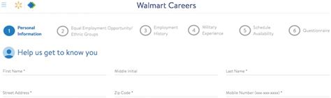 My Walmart Career