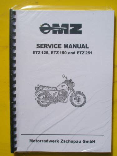 Mz Etz 125 150 Workshop Service Repair Manual