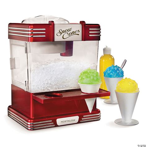 NOSTALGIA SNOW CONE MAKER: Relive Childhood Memories with a Blast of Frozen Sweetness
