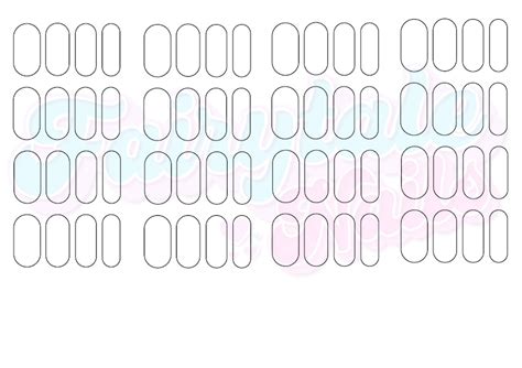 Nail Decal Template