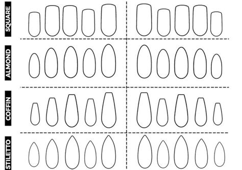 Nail Outline Template