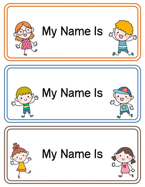 Name Plate Template