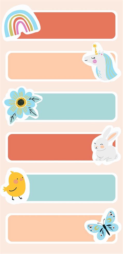 Name Tag Stickers Printable