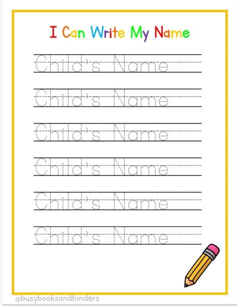Name Trace Printable