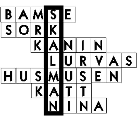 Namnlös Korsord: En guide för att lösa korsord utan namn