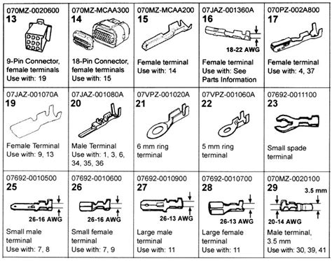 Napa Electrical Connector Catalog